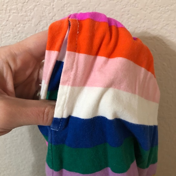 Mini Boden Girls Multi Striped Rainbow Dress - Size 4-5 Years - Picture 2 of 6